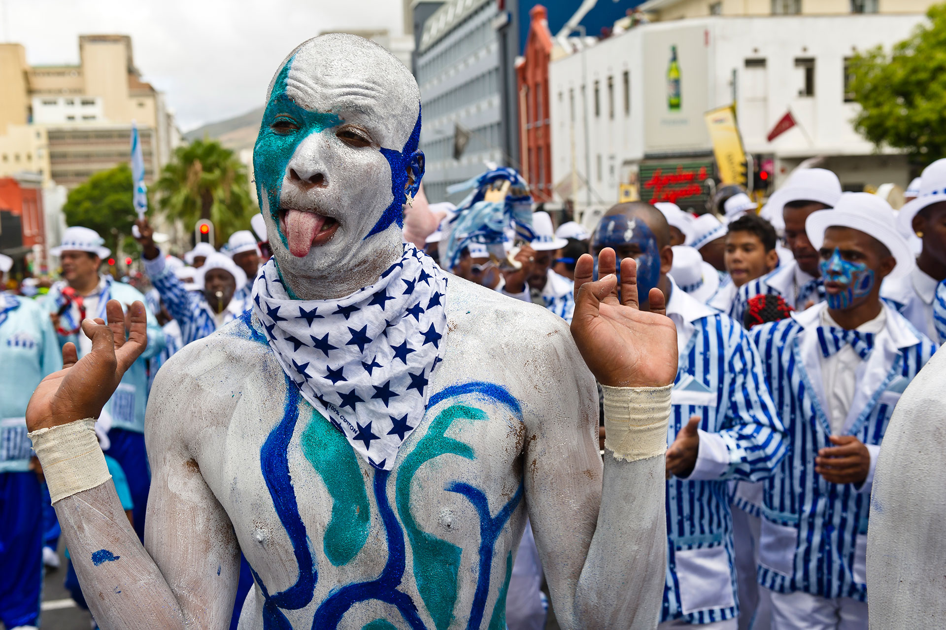 Afrika Süd Afrika Kapstadt Stadtteil Bo-Kaap Kapmalaien Malaienviertel Malay Quarter Fest Neujahrsfest Parade Coon Karneval